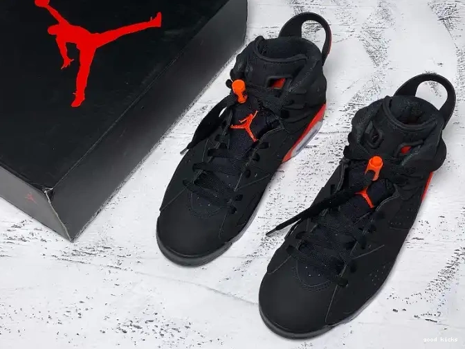Cheap OG 384664-060 Jordan 6 Retro Black Infrared Air 0625
